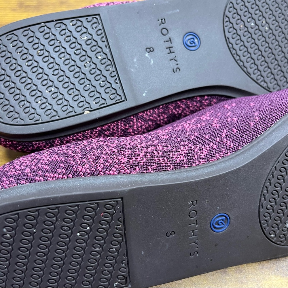 Rothy’s Burgundy Fig Python Flats - image 7